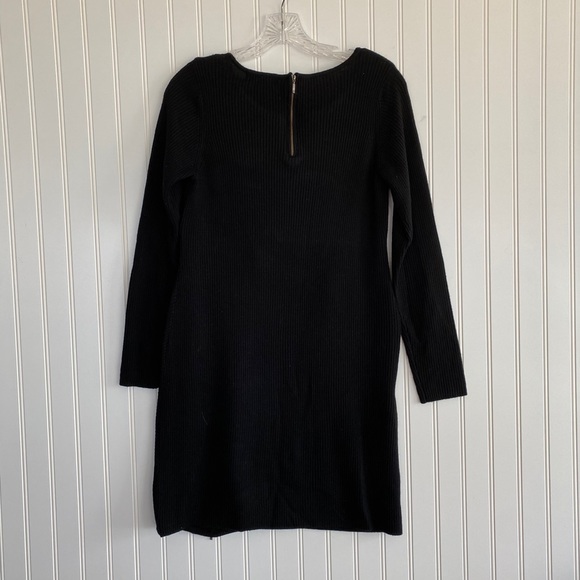 DESIGN HISTORY 💯% merino wool black dress M - Picture 2 of 11